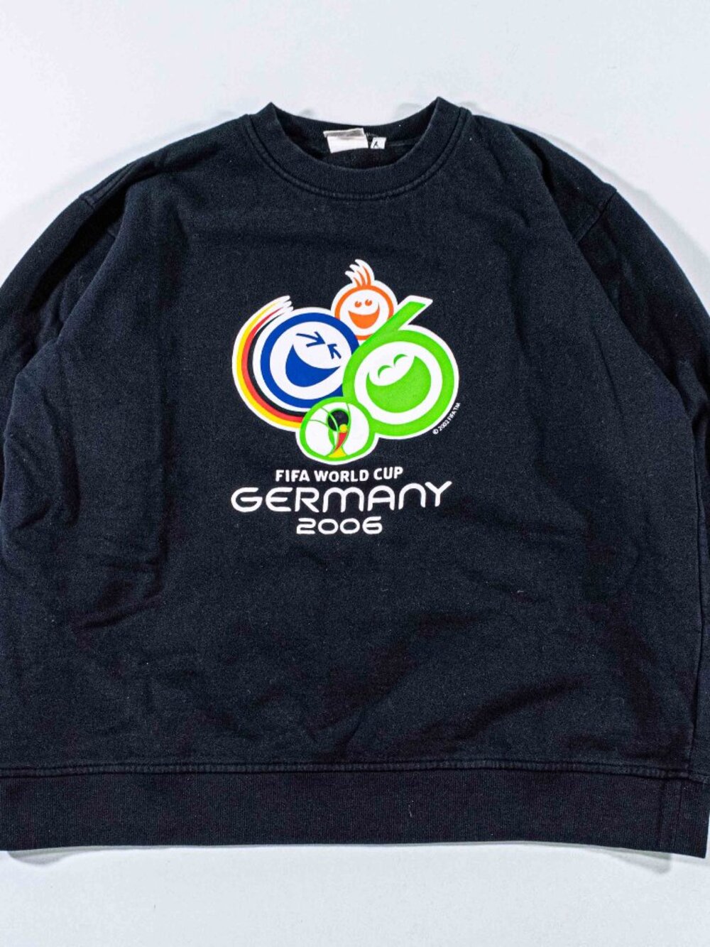 Vintage 2006 FIFA World Cup Germany Sweatshirt XL Black Crewneck Soccer Football